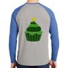 Mens Full Color PosiCharge Long Sleeve Tri Blend Wicking Raglan Tee Thumbnail