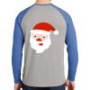 Mens Full Color PosiCharge Long Sleeve Tri Blend Wicking Raglan Tee Thumbnail