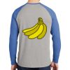 Mens Full Color PosiCharge Long Sleeve Tri Blend Wicking Raglan Tee Thumbnail