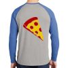 Mens Full Color PosiCharge Long Sleeve Tri Blend Wicking Raglan Tee Thumbnail