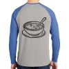 Mens Full Color PosiCharge Long Sleeve Tri Blend Wicking Raglan Tee Thumbnail