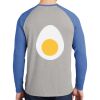 Mens Full Color PosiCharge Long Sleeve Tri Blend Wicking Raglan Tee Thumbnail