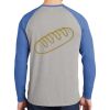 Mens Full Color PosiCharge Long Sleeve Tri Blend Wicking Raglan Tee Thumbnail