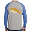 Mens Full Color PosiCharge Long Sleeve Tri Blend Wicking Raglan Tee Thumbnail
