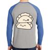 Mens Full Color PosiCharge Long Sleeve Tri Blend Wicking Raglan Tee Thumbnail