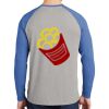 Mens Full Color PosiCharge Long Sleeve Tri Blend Wicking Raglan Tee Thumbnail