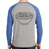 Mens Full Color PosiCharge Long Sleeve Tri Blend Wicking Raglan Tee Thumbnail