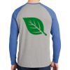 Mens Full Color PosiCharge Long Sleeve Tri Blend Wicking Raglan Tee Thumbnail