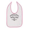 Infant Contrast Trim Premium Jersey Bib Thumbnail