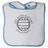 Infant Contrast Trim Terry Bib Thumbnail