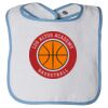 Infant Contrast Trim Terry Bib Thumbnail