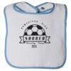 Infant Contrast Trim Terry Bib Thumbnail