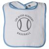 Infant Contrast Trim Terry Bib Thumbnail
