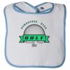 Infant Contrast Trim Terry Bib Thumbnail