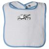 Infant Contrast Trim Terry Bib Thumbnail