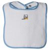 Infant Contrast Trim Terry Bib Thumbnail
