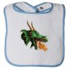 Infant Contrast Trim Terry Bib Thumbnail