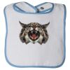 Infant Contrast Trim Terry Bib Thumbnail