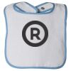 Infant Contrast Trim Terry Bib Thumbnail