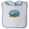 Infant Contrast Trim Terry Bib Thumbnail