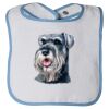 Infant Contrast Trim Terry Bib Thumbnail