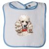 Infant Contrast Trim Terry Bib Thumbnail