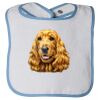 Infant Contrast Trim Terry Bib Thumbnail
