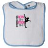 Infant Contrast Trim Terry Bib Thumbnail