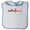 Infant Contrast Trim Terry Bib Thumbnail