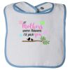 Infant Contrast Trim Terry Bib Thumbnail