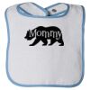 Infant Contrast Trim Terry Bib Thumbnail