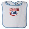 Infant Contrast Trim Terry Bib Thumbnail
