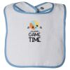 Infant Contrast Trim Terry Bib Thumbnail