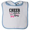 Infant Contrast Trim Terry Bib Thumbnail
