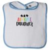 Infant Contrast Trim Terry Bib Thumbnail