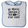 Infant Contrast Trim Terry Bib Thumbnail