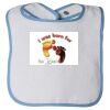 Infant Contrast Trim Terry Bib Thumbnail