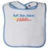 Infant Contrast Trim Terry Bib Thumbnail