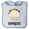 Infant Contrast Trim Terry Bib Thumbnail