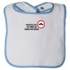 Infant Contrast Trim Terry Bib Thumbnail