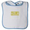 Infant Contrast Trim Terry Bib Thumbnail