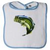 Infant Contrast Trim Terry Bib Thumbnail