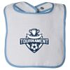 Infant Contrast Trim Terry Bib Thumbnail