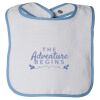 Infant Contrast Trim Terry Bib Thumbnail