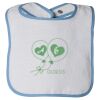 Infant Contrast Trim Terry Bib Thumbnail