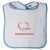 Infant Contrast Trim Terry Bib Thumbnail