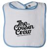 Infant Contrast Trim Terry Bib Thumbnail