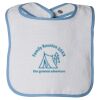 Infant Contrast Trim Terry Bib Thumbnail