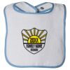 Infant Contrast Trim Terry Bib Thumbnail