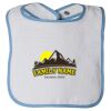 Infant Contrast Trim Terry Bib Thumbnail